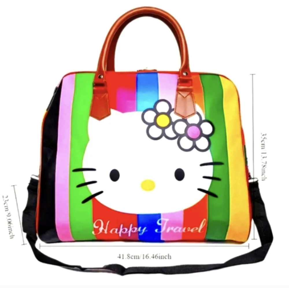 Sanrio Multicolor Hello Kitty "Happy Travel" Bag - Picture 15 of 16